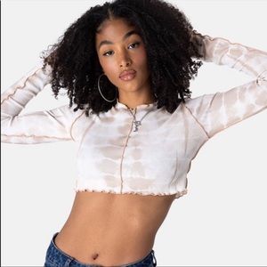 Tie dye Adika long sleeve shirt